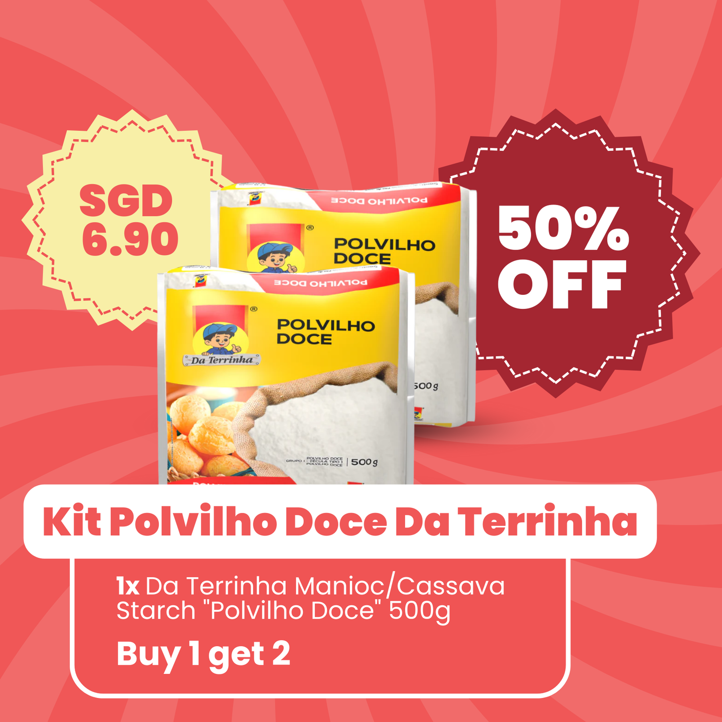 Kit Polvilho Doce